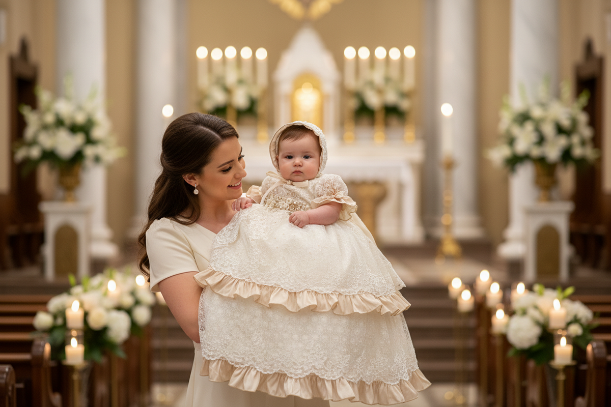 Banner Niña Bautizo