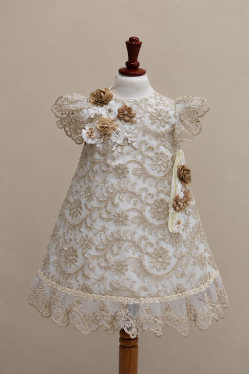 Vestido de Bautizo Bata Moñer