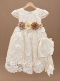 Vestido de Bautizo Celeste