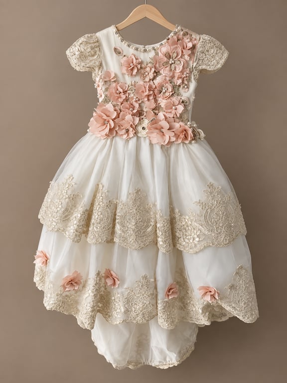 Vestido de Bautizo Tulipán