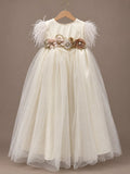 Vestido de Bautizo Pluma
