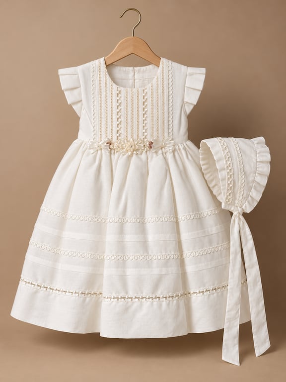 Vestido de Bautizo Oblea