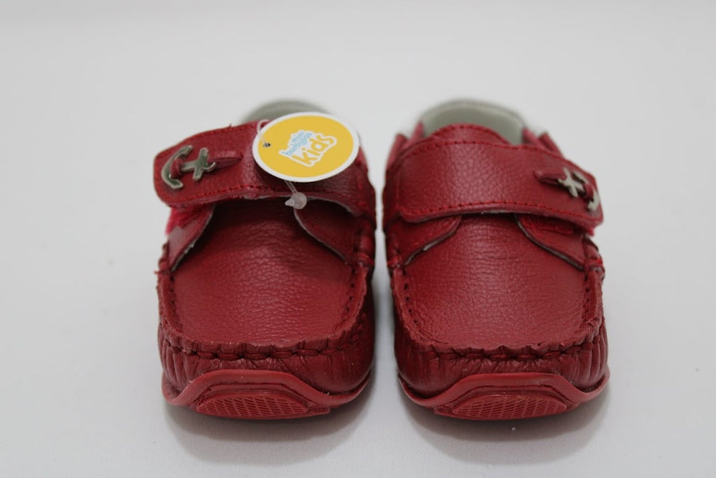 Zapato de Niño Piel Espadola Rojo