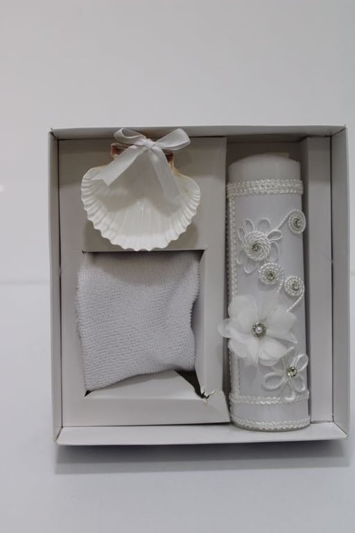 Vela Bautizo blanca - Boutique Alexis