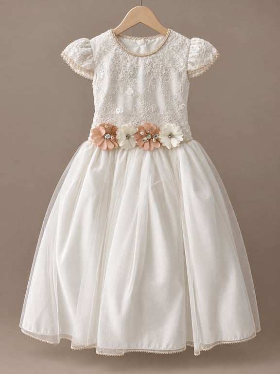 Vestido de Bautizo Kate Ivory