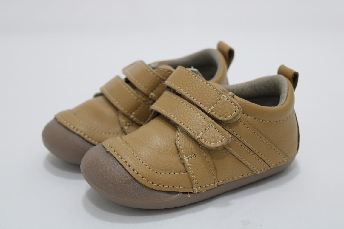 Zapato de Niño Piel Espadola Mostaza