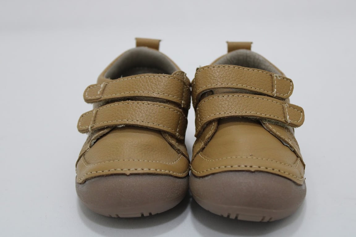 Zapato de Niño Piel Espadola Mostaza